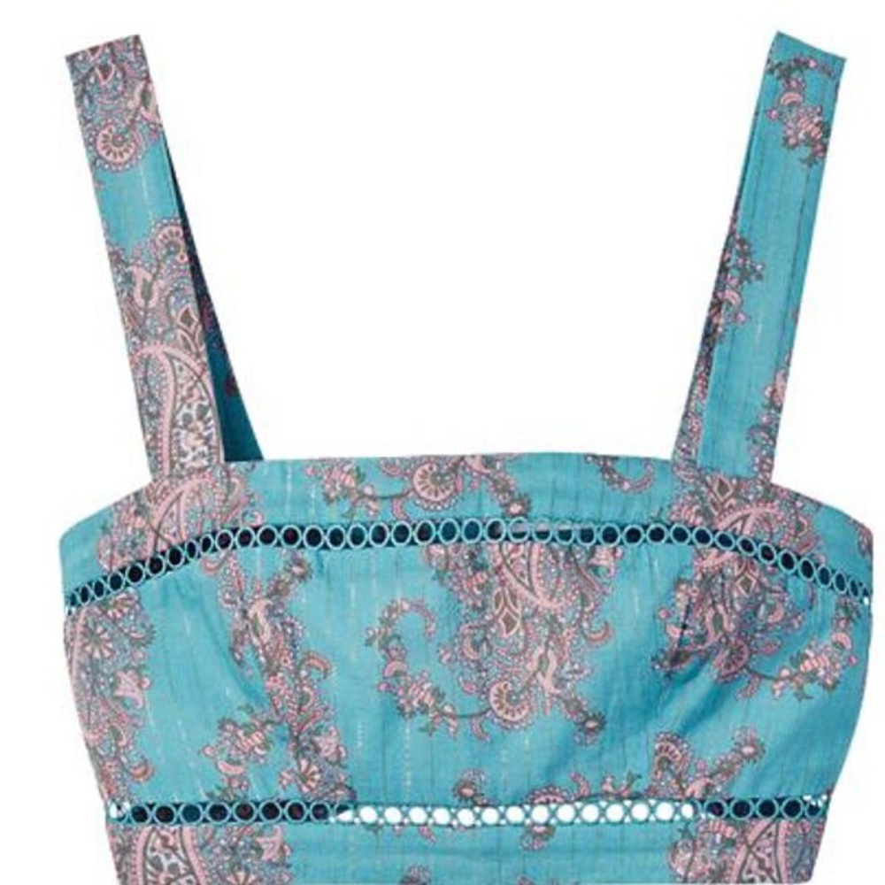NWT Zimmermann Realm Paisely Crop Top frm Intermix